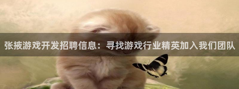沐鸣平台招商电话号码：张掖游戏开发招聘信