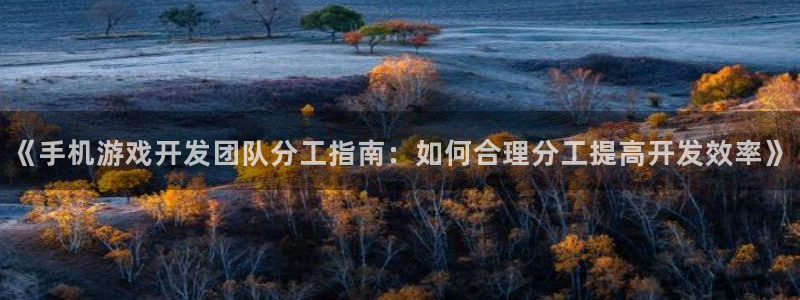 沐鸣娱乐为什么上不去了：《手机游戏开发团