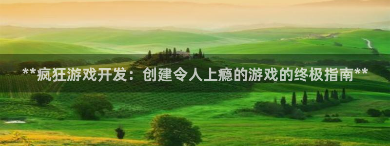 沐鸣网址：**疯狂游戏开发：创建令人上瘾