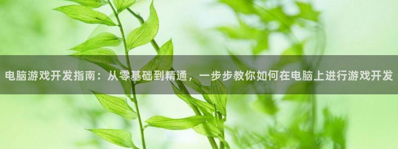 沐鸣怎么注册：电脑游戏开发指南：从零基础