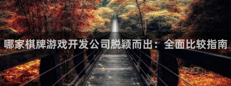 沐鸣平台官网登录：哪家棋牌游戏开发公司脱