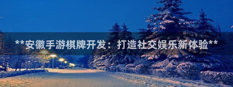 沐鸣4主管：**安徽手游棋牌开发：打造社